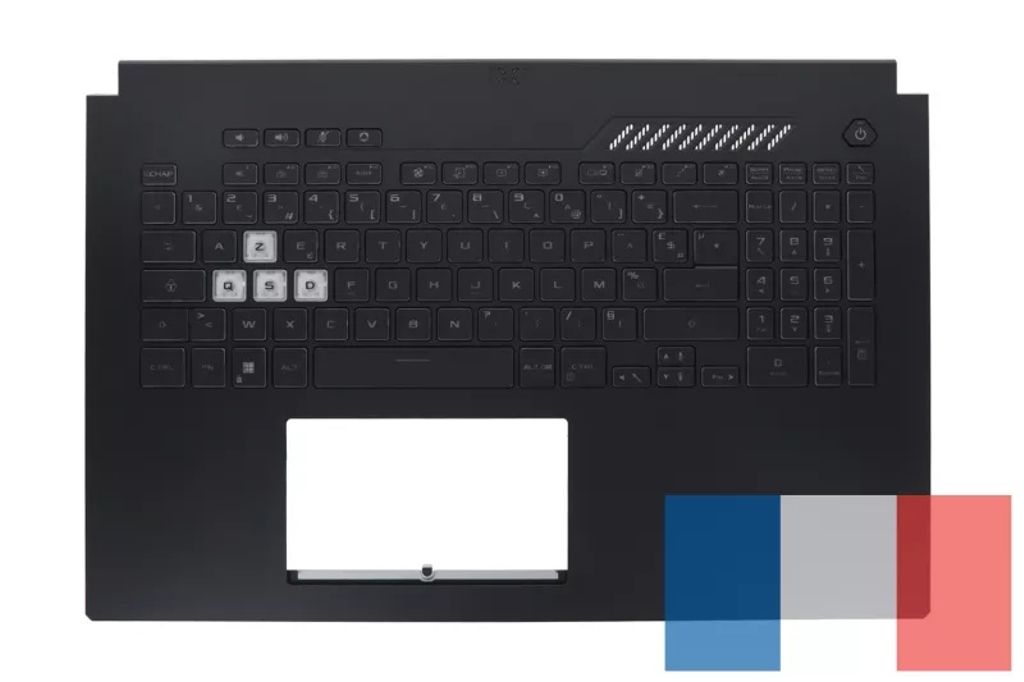 Asus FX707ZW-1A Keyboard (FRENCH) Module/AS (1-ZONE RGB/4F/90W)