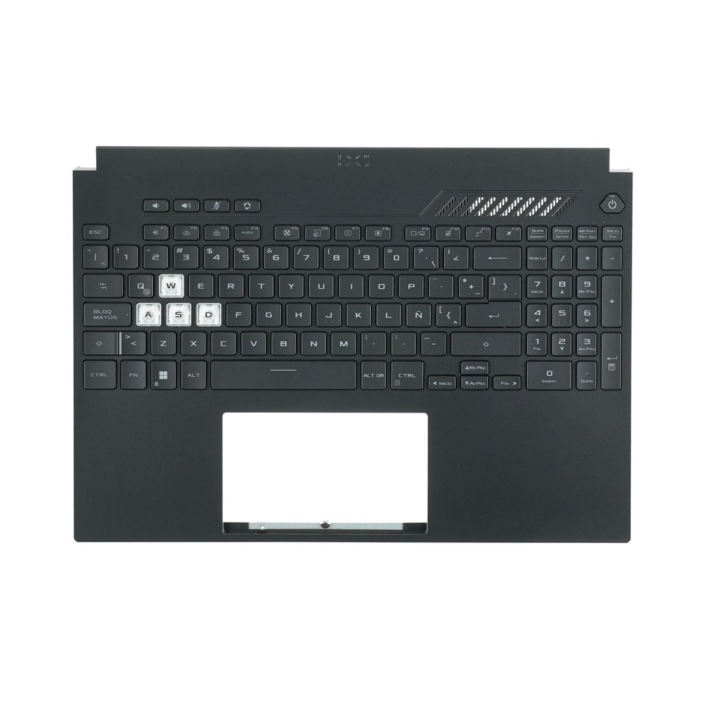 Asus FX517ZE-1C Keyboard (LATIN AMERICAN) Module (BACKLIGHT, BLUE GREEN)