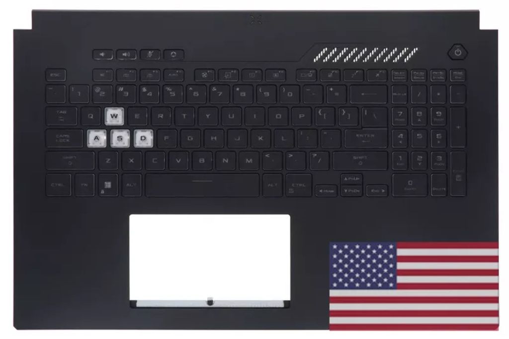 Asus FA707RM-1A Keyboard (US-ENGLISH) Module/AS (1ZONE RGB/4F/90W)
