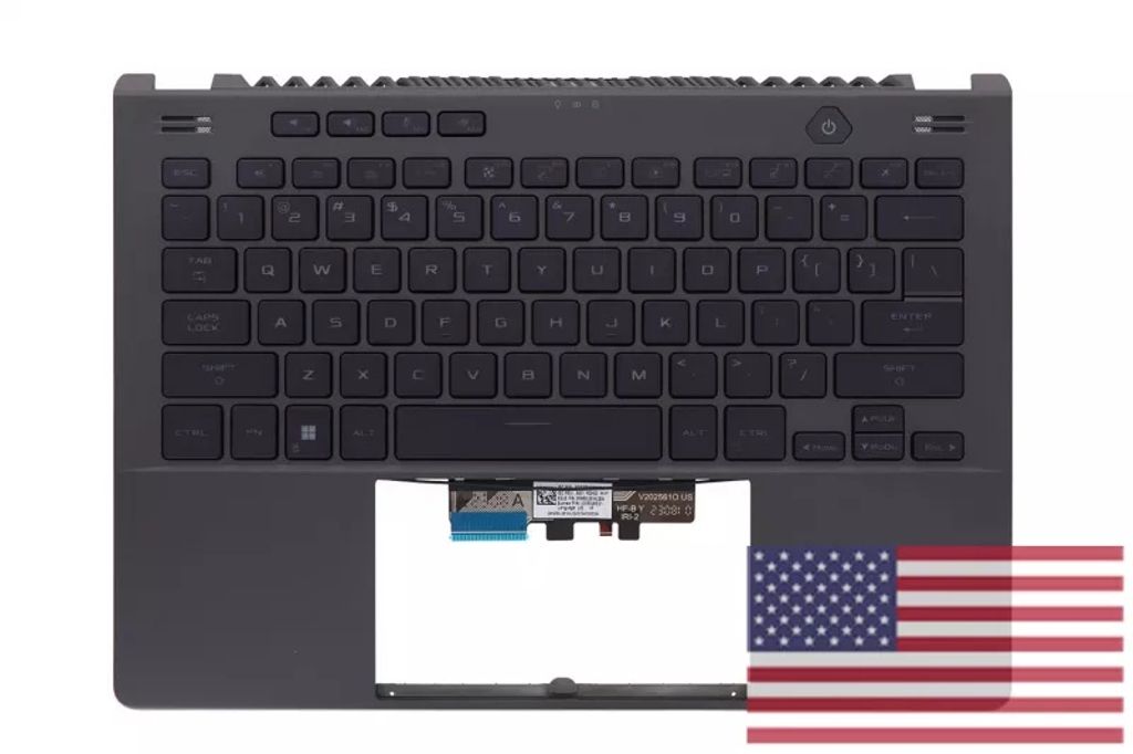 Asus GA402RK-2E Keyboard (US-ENGLISH) Module (BACKLIGHT, RGB 1-ZONE)