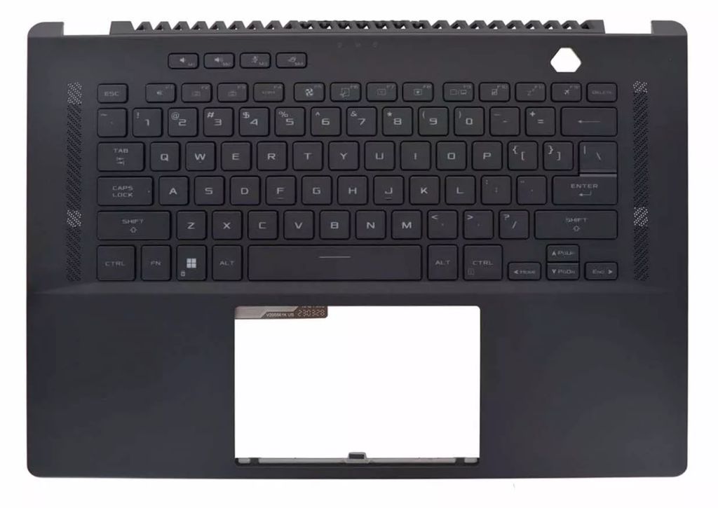 Asus ROG Zephyrus M16 (GU604VY-2A) Tangentbord US Bakbelyst RGB Svart