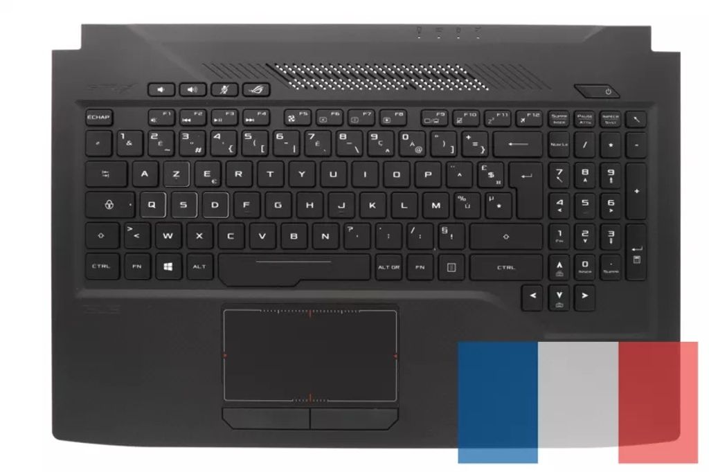 Asus GL503VS-1A Keyboard (FRENCH) Module/AS (W/LIGHT-RGB)