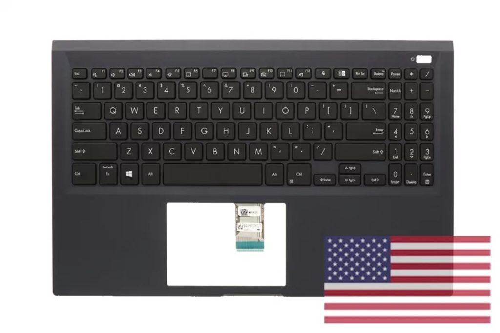 Asus B1500CEAEY-1A Keyboard (US-ENGLISH) Module/AS (no backlight)