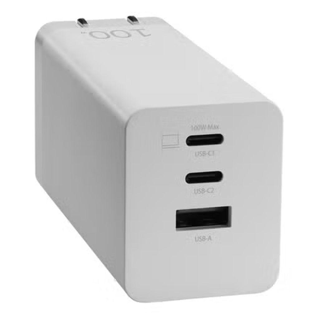 ASUS 100W 3-portar GaN Laddare (2x USB-C + 1x USB-A)