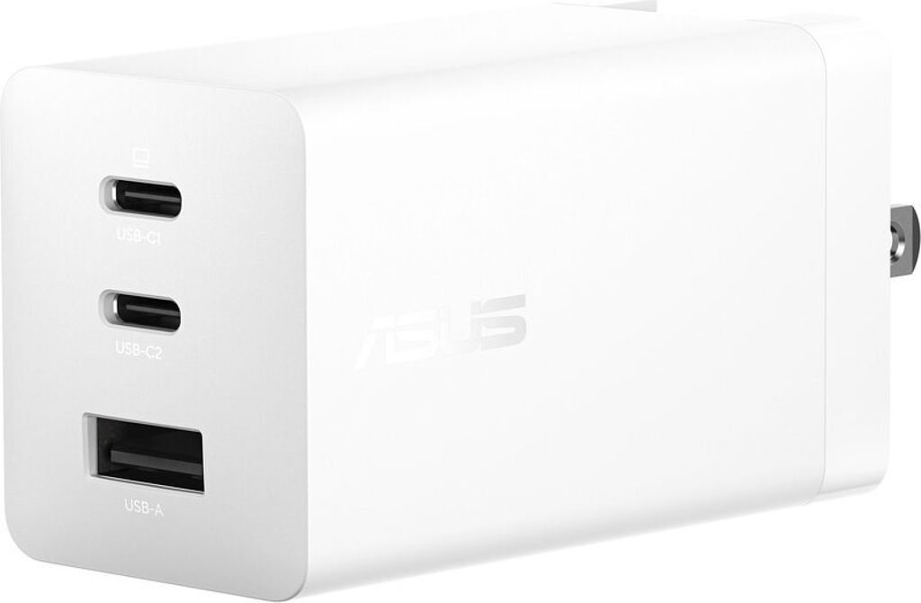 ASUS 100W USB-C GaN Charger 3-Port (2x USB-C + 1x USB-A)