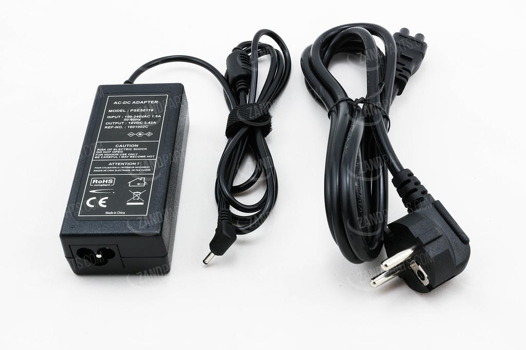 Zand Parts AC Adapter EU Type, for Asus UX21E/UX31E (19V 3.42A 65W)