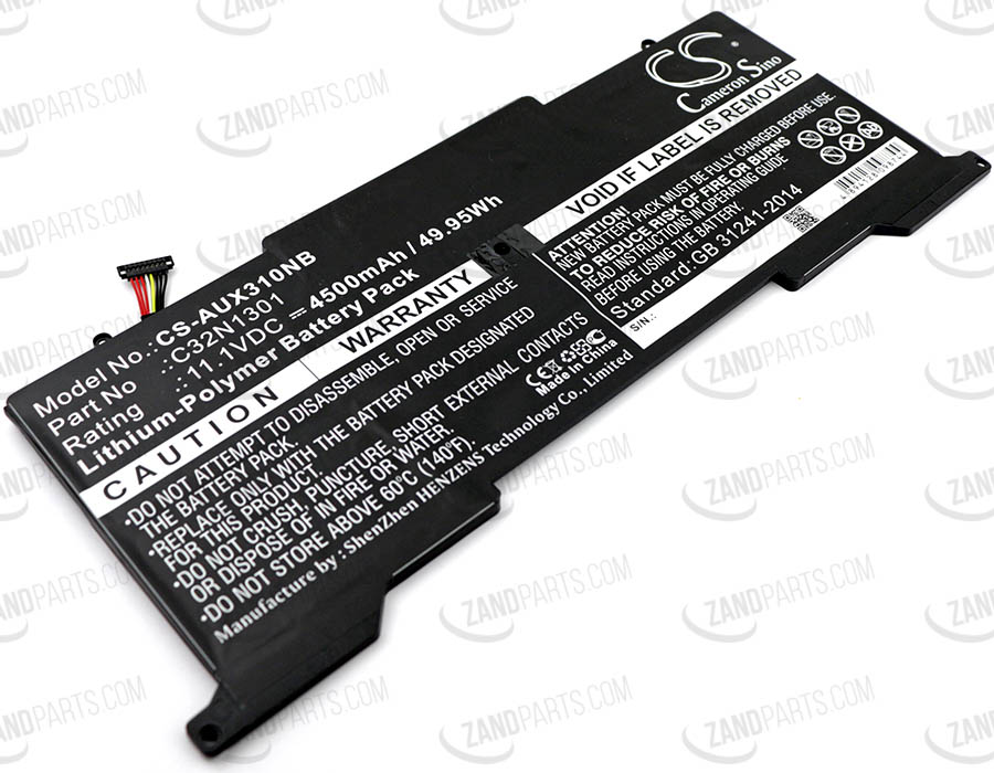 Zand Parts Battery for Asus (11.1 Li-Polymer 4500mAh/49.95Wh)