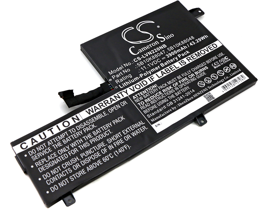 Zand Parts Battery for Lenovo (11.1V Li-Polymer 3900mAh/43.29Wh)