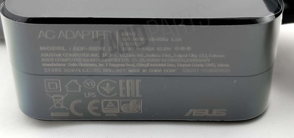 Genuine ASUS 65W AC Adapter – 19V 3.42A, 5.5x2.5mm, For X550CA-DB71 & More