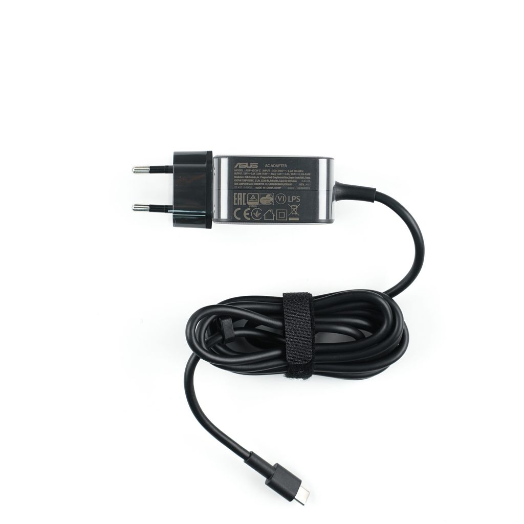 Asus Original Laptop Charger (45W PD, Type C, EU Plug) - Delta