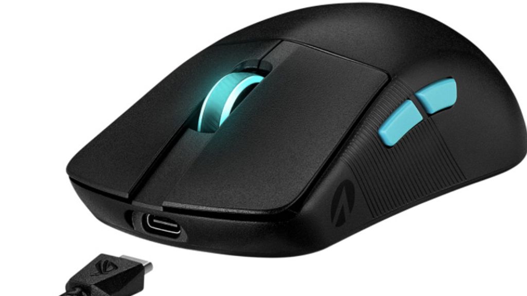Asus ROG Keris II WL ACE Trådlös spelmus - Svart
