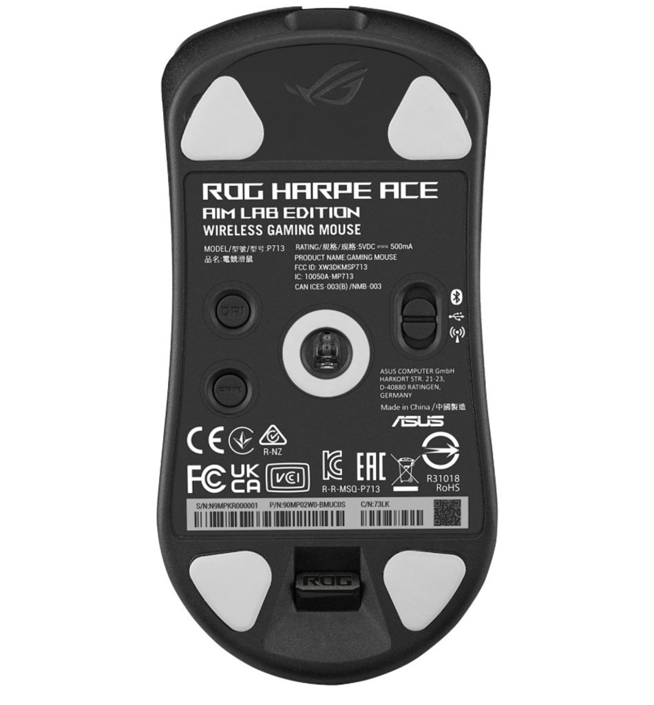 Asus ROG Keris II WL ACE Trådlös spelmus - Svart