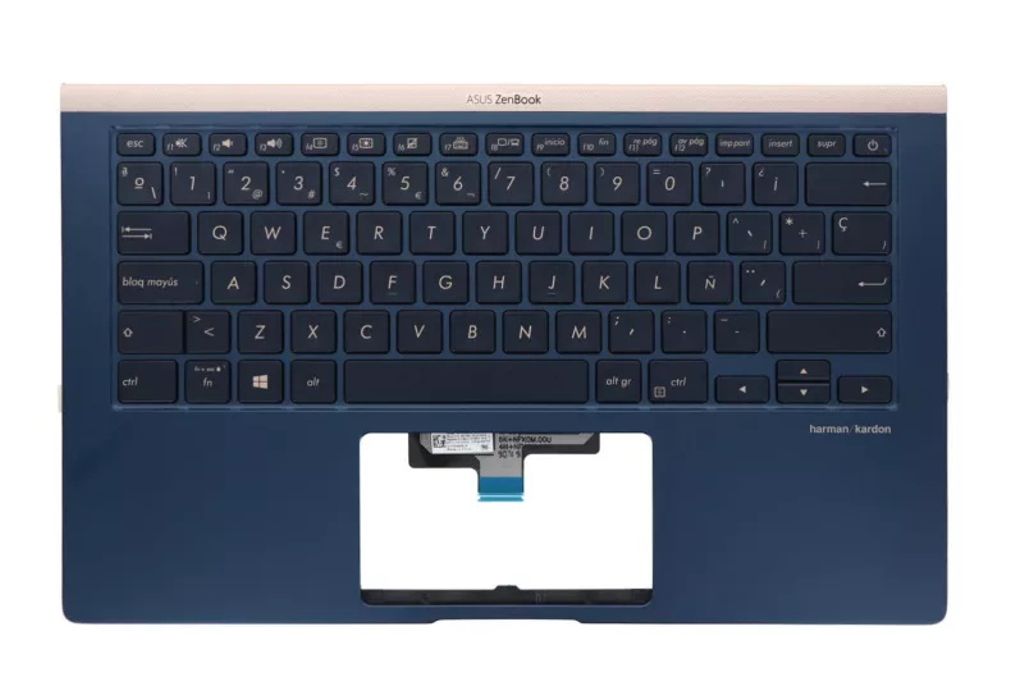 Asus UX433FN-2B Keyboard (SPANISH) Module/AS (BACKLIGHT & NUMPAD)