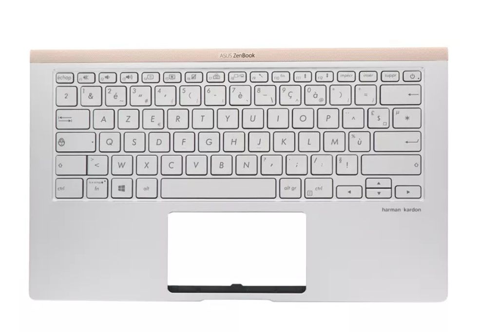 Asus UX433FN-2S Keyboard (FRENCH) Module/AS (BACKLIGHT, W/NUMPAD)