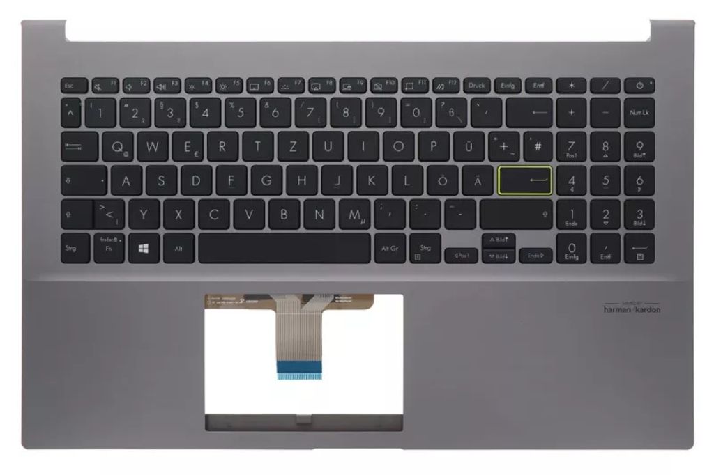 Asus X521UA-8G Keyboard (GERMAN) Module (BACKLIGHT)
