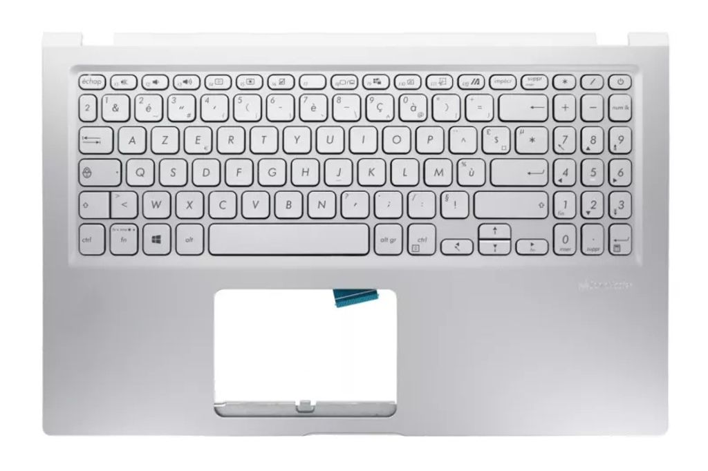 Asus X515EA-1S Keyboard (FRENCH) Module/AS (ISOLATION, CHROMESILVER)