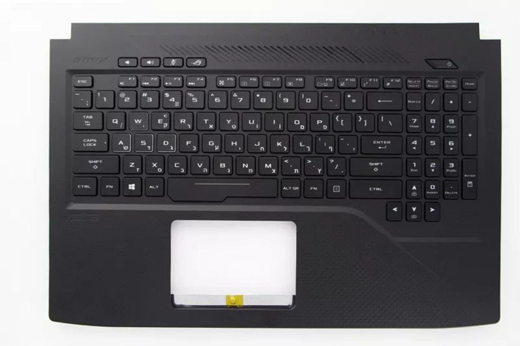 Asus GL503GE-1A Keyboard (HEBREW) Module (BACKLIGHT, RGB 4-ZONE)