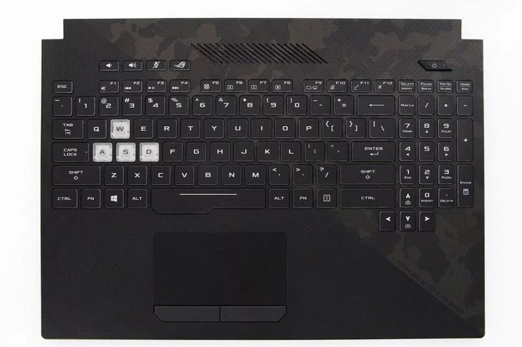 Asus GL504GS-1A Keyboard (US-ENGLISH) Module/AS (BACKLIGHT, RGB 4-ZONE) (with TP)