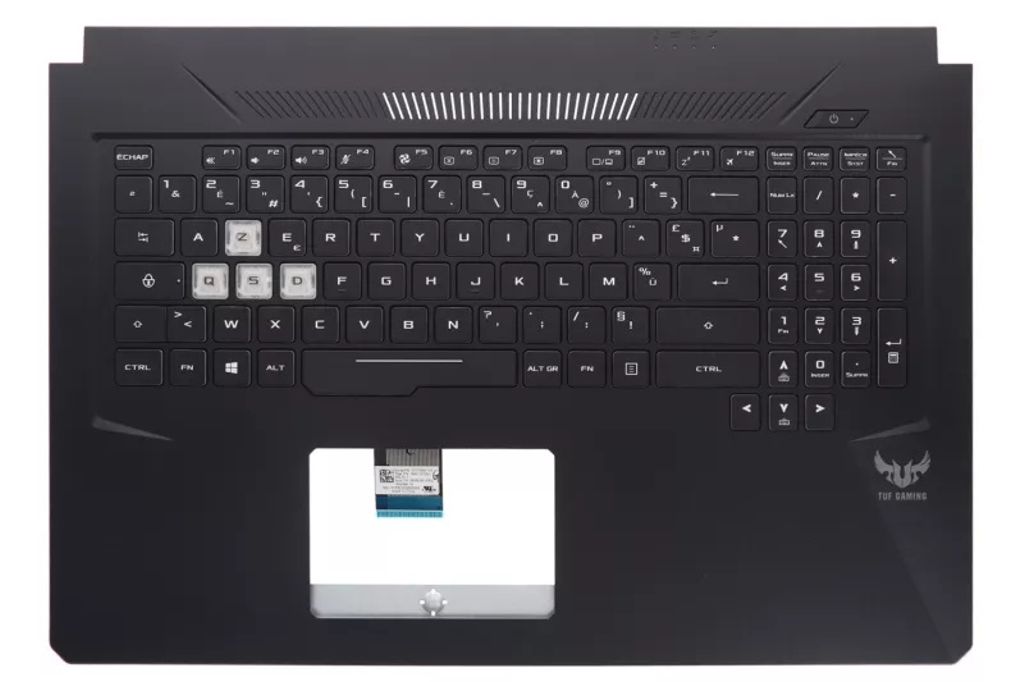 Asus FX705DD-1B Keyboard (FRENCH) Module/AS 2F (BLACK/RGB/PEGA)