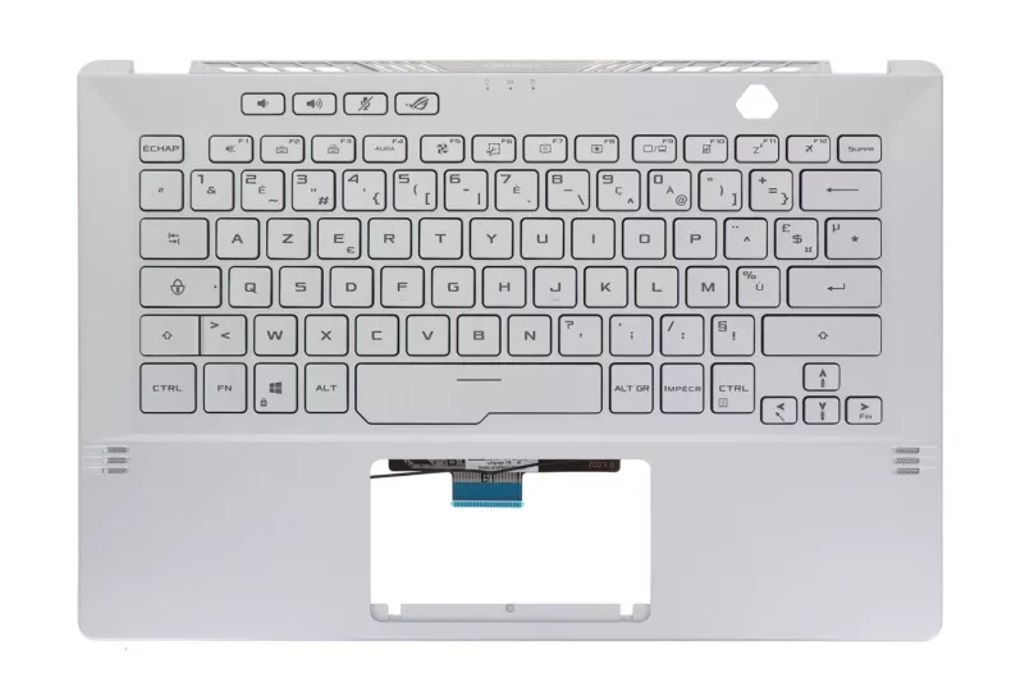 Asus GA401QM-1D Keyboard (FRENCH) Module Tasun (BACKLIGHT, WHITE)
