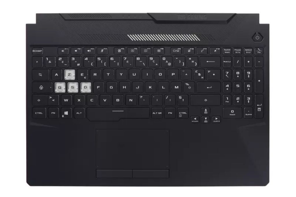 Asus FA506QR-2A Keyboard (FRENCH) Module/AS (3FIN/TUF 90W, W/TP)