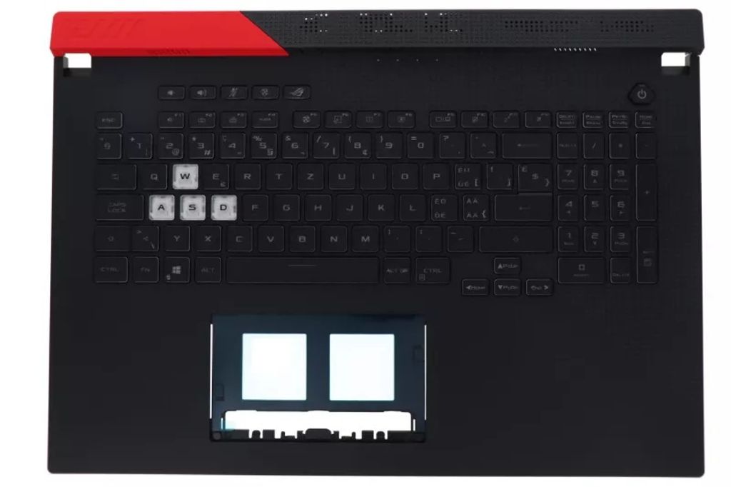 Asus G713QY-2C Keyboard (SWISS-FRENCH) Module (BACKLIGHT, RGB 4-ZONE)