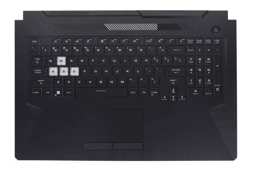 Asus FX706HE-2A Keyboard (US-ENGLISH) Module/AS (1-ZONE RGB, WITH TOUCHPAD)