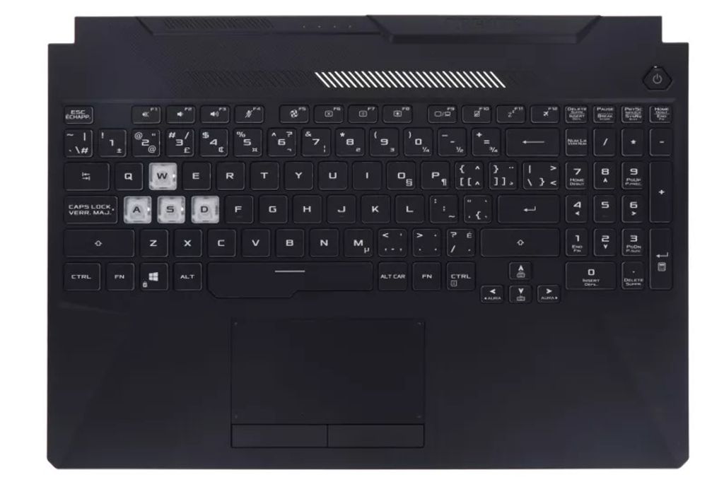 Asus FX506HM-2A Keyboard (CANADIAN BILINGUAL) Module/AS (1-ZONE RGB/90W) (with TP)