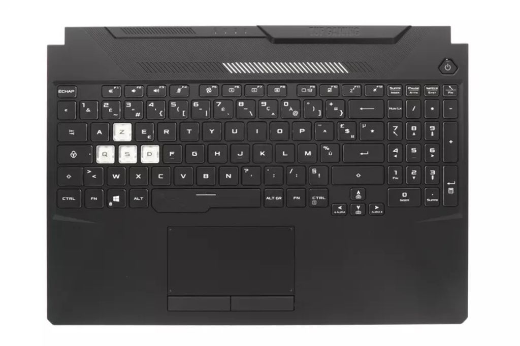 Asus FX506HM-2A Keyboard (FRENCH) Module/AS (1-ZONE RGB/90W) (with TP)