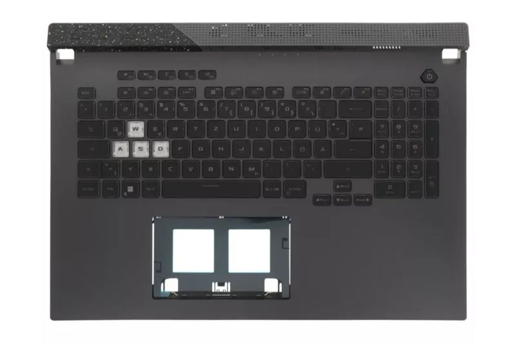 Asus G713RE-2F Keyboard (GERMAN) Module (BACKLIGHT, RGB 4-ZONE)