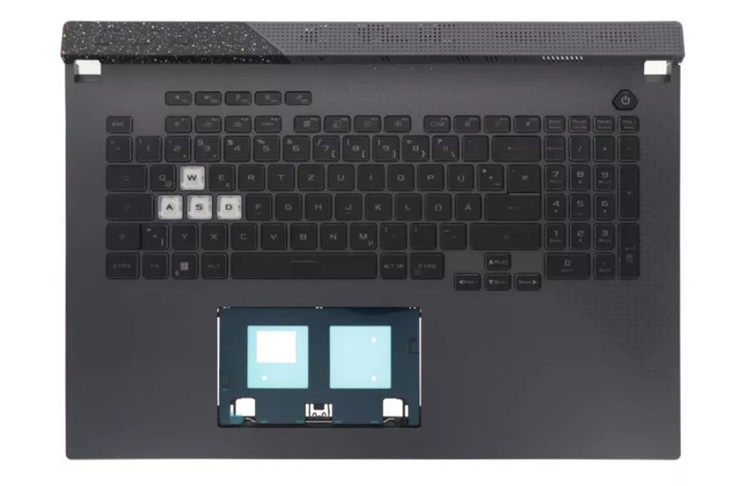 Asus G713RX-2F Keyboard (GERMAN) Module (BACKLIGHT, RGB 4-ZONE)
