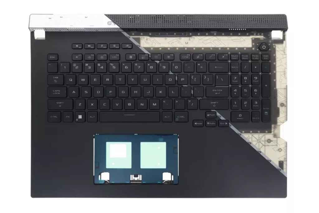 Asus G733ZX-2S Keyboard (US-ENGLISH) Module (BACKLIGHT, RGB PER KEY)