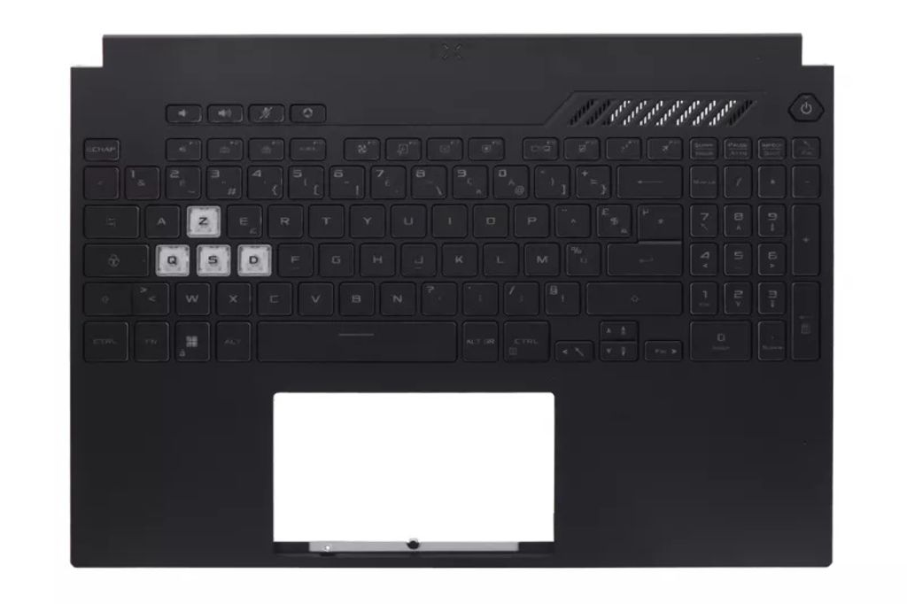 Asus FX507ZE-1A Keyboard (FRENCH) Module/AS (BACKLIGHT, RGB 1-ZONE)