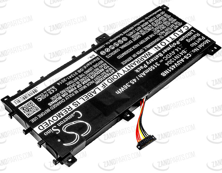 Zand Parts Battery for Asus (14.4V Li-Polymer 3150mAh/45.36Wh)