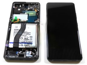 Samsung Galaxy S21 Ultra (SM-G998B) LCD Display incl battery - Phantom black