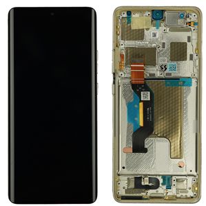 Motorola Edge 50 Ultra LCD Display with Frame Original - Nordic Wood