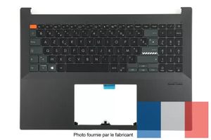 Asus M7600QE-8K Keyboard (FRENCH) Module/AS (BACKLIGHT)