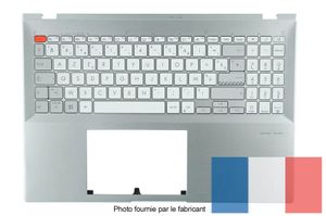 Asus N7601ZM-8S Keyboard (FRENCH) Module/AS (BACKLIGHT) (WITH FP)