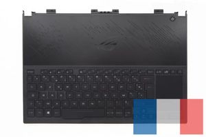 Asus GX531GX-1A Keyboard (FRENCH) Module/AS (BACKLIGHT, RGB 4-ZONE) (WITH TOUCHPAD)