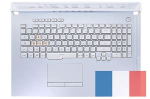 Asus G712LWS-1F Keyboard (FRENCH) Module (BACKLIGHT & TOUCHPAD)