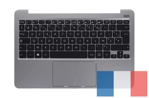Asus E201NA C-1B Keyboard (FRENCH) Module/AS (ISOLATION) (BLACK) (no FP)