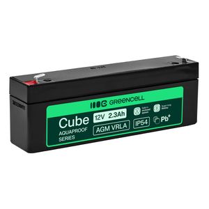 Green Cell AGM VRLA 12V 2.5Ah maintenance-free battery (178x36x66mm)