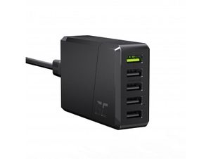 Green Cell Wall Charger ChargeSource 5, 5xUSB, 52W, Fast Charging