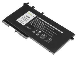 Green Cell Battery 3DDDG 93FTF for Dell Latitude 5280 5290 etc., 11.4V 2900mAh
