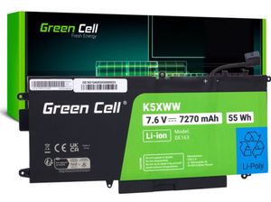 Green Cell K5XWW Laptop Battery for Dell Latitude 7390 2-in-1