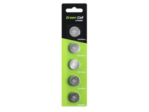 Green Cell CR2025 Batteries 160mAh, 3V, 5-pack